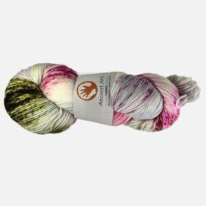 Ancient Arts SW Fine Merino Nylon Sock Yarn Hand-dyed Multi Speckles 385yd 100g